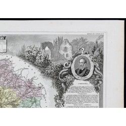 Gravure de 1869 - Département de la Sarthe - 3