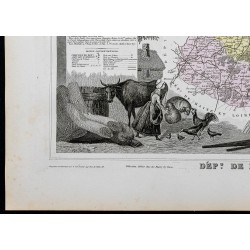 Gravure de 1869 - Département de la Sarthe - 4