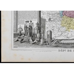 Gravure de 1869 - Département de la Seine (Paris) - 4