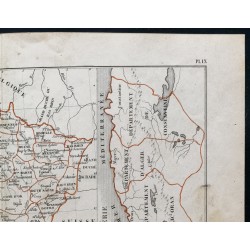 Gravure de 1850 - France administrative - 3