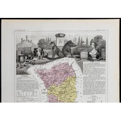 Gravure de 1869 - Département des Deux Sèvres - 2