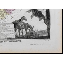 Gravure de 1869 - Département de Tarn-et-Garonne - 5