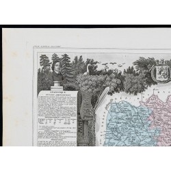 Gravure de 1869 - Département du Var - 2