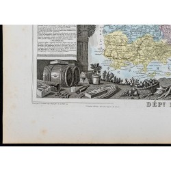 Gravure de 1869 - Département du Var - 4