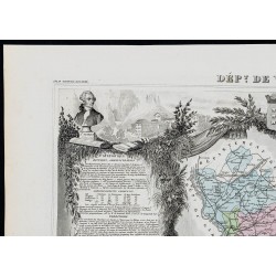 Gravure de 1869 - Département du Vaucluse - 2