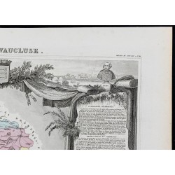 Gravure de 1869 - Département du Vaucluse - 3
