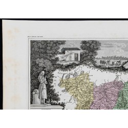Gravure de 1869 - Département des Vosges - 2