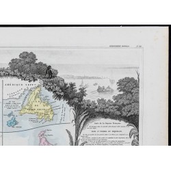Gravure de 1869 - Colonies françaises en Amérique - 3
