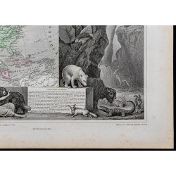 Gravure de 1869 - Amérique du nord - 5