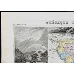 Gravure de 1869 - Amérique du sud - 2