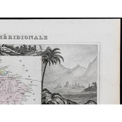 Gravure de 1869 - Amérique du sud - 3