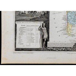 Gravure de 1869 - Amérique du sud - 4