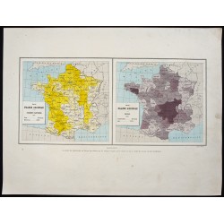 Gravure de 1873 - Culture du froment d'automne et du seigle - 1