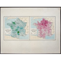 Gravure de 1873 - Prairies naturelles & artificielles - 1