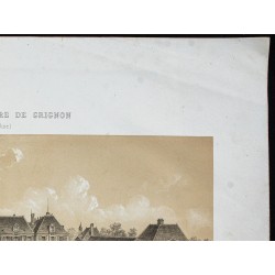 Gravure de 1873 - École d'agriculture de Grignon - 3