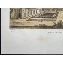 Gravure de 1873 - École d'agriculture de Grignon - 4