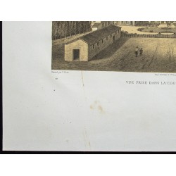 Gravure de 1873 - École d'agriculture de Montpellier - 4