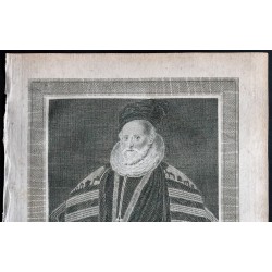 Gravure de 1791 - Portrait de Sir Henry Lee - 2
