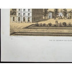 Gravure de 1873 - École vétérinaire de Maisons-Alfort - 4