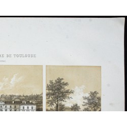 Gravure de 1873 - École vétérinaire de Toulouse - 3