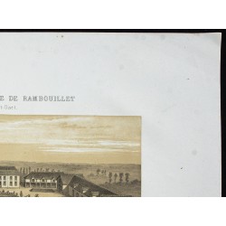 Gravure de 1873 - Bergerie nationale de Rambouillet - 3