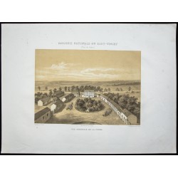 Gravure de 1873 - Bergerie nationale du Haut-Tingry - 1