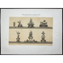 Gravure de 1873 - Prix des concours régionaux - 1