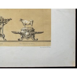 Gravure de 1873 - Prix décernés dans les concours d'animaux de boucherie - 5