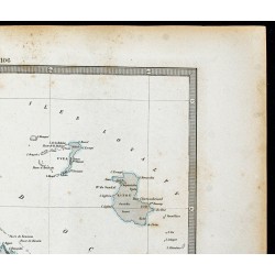 Gravure de 1877 - Carte de Nouvelle Calédonie - 3