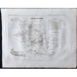 Gravure de 1833 - Département Loir-et-Cher - 1