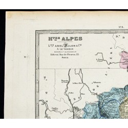 Gravure de 1877 - Département des Hautes-Alpes - 2