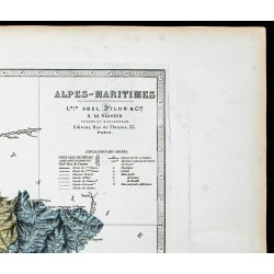Gravure de 1877 - Département des Alpes-Maritimes - 3