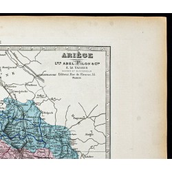 Gravure de 1877 - Département de l'Ariège - 3