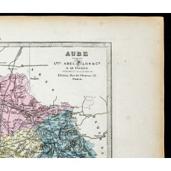 Gravure de 1877 - Département de l'Aube - 3