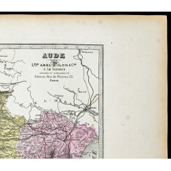 Gravure de 1877 - Département de l'Aude - 3