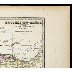 Gravure de 1877 - Département des Bouches-du-Rhône - 3