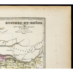 Gravure de 1877 - Département des Bouches-du-Rhône - 3