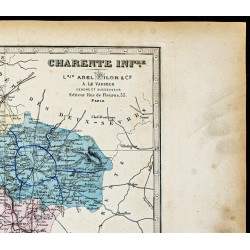 Gravure de 1877 - Département de la Charente-Maritime - 3