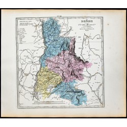 Gravure de 1877 - Département de la Drôme - 1