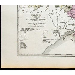 Gravure de 1877 - Département du Gard - 4