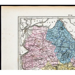 Gravure de 1877 - Département de l'Isère - 2