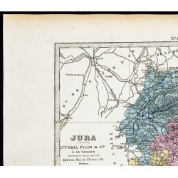 Gravure de 1877 - Département du Jura - 2