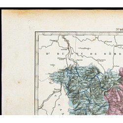 Gravure de 1877 - Département de la Haute-Loire - 2