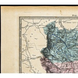 Gravure de 1877 - Département de la Loire - 2