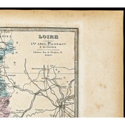 Gravure de 1877 - Département de la Loire - 3