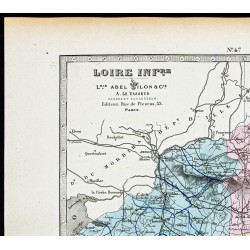 Gravure de 1877 - Département de la Loire-Atlantique - 2