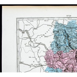 Gravure de 1877 - Département de la Meuse - 2