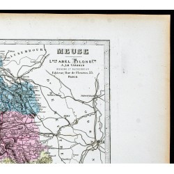 Gravure de 1877 - Département de la Meuse - 3