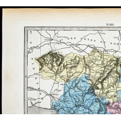 Gravure de 1877 - Département du Morbihan - 2