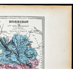 Gravure de 1877 - Département du Morbihan - 3